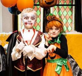 Πριγκίπισσα Σαρλίν: Τα δίδυμα πριγκιπόπουλα της γιόρτασαν το Halloween - Βαμπίρ ο 7χρονος Ζακ, κολοκύθα η Γκαμπριέλα! (φωτό) - Κυρίως Φωτογραφία - Gallery - Video
