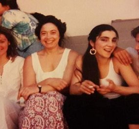 Μαρία Καβογιάννη και Καίτη Κωνσταντίνου στα νιάτα, νιάτα τους - Πριν από 35 χρόνια στην Επίδαυρο (φωτό)