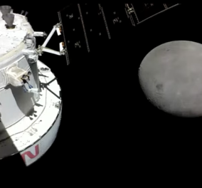 Αποστολή στη Σελήνη: Η κάψουλα Οrion έφτασε στην αποστολή της, και μπήκε τροχιά γύρο από το φεγγάρι (φωτό & βίντεο) - Κυρίως Φωτογραφία - Gallery - Video