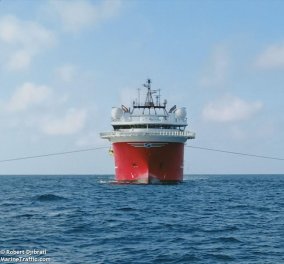 Επί το έργον: Το σκάφος «Sanco Swift», άπλωσε καλώδια και ξεκίνησε έρευνες για κοιτάσματα φυσικού αερίου (φωτό & βίντεο) - Κυρίως Φωτογραφία - Gallery - Video