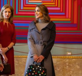 Βασίλισσα Ράνια της Ιορδανίας: Στην Ιταλία με υπέροχο παλτό Fendi και τσάντα  Louis Vuitton - δεν έχει καν κυκλοφορήσει! (φωτό)