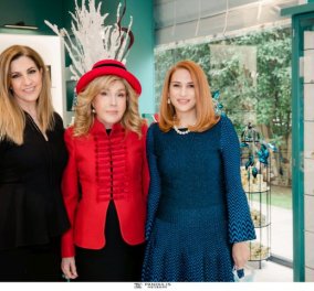 Με ένα υπέροχο κόκκινο καπελίνο η Μαριάννα Βαρδινογιάννη - Στα εγκαίνια της πρώτης niche parfumerie στην Ελλάδα  - Κυρίως Φωτογραφία - Gallery - Video
