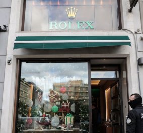 Ληστεία στη Rolex, στο κέντρο της Αθήνας- Έκλεψαν τουλάχιστον 15 πανάκριβα ρολόγια σε ελάχιστα λεπτά