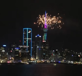 Καλή χρονιά!: H Νέα Ζηλανδία μεταξύ των πρώτων χωρών που υποδέχτηκαν το 2023 - δείτε φωτο & βίντεο - Κυρίως Φωτογραφία - Gallery - Video