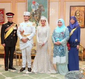 Tην έλουσαν στο χρυσάφι, τις πέρλες και τα διαμάντια: Ο γάμος της πριγκίπισσας του Μπρουνέι με τον πρώτο της ξάδερφο - Μια εβδομάδα, 8 γαμήλιες τελετές  - Κυρίως Φωτογραφία - Gallery - Video