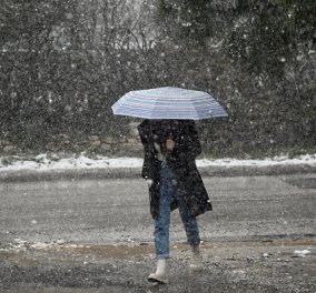 Συνεχίζεται η κακοκαιρία: Νεφώσεις, βροχές και καταιγίδες σήμερα Κυριακή - Που θα χιονίσει