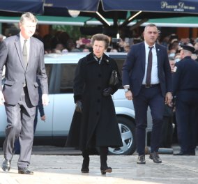 Κηδεία Κωνσταντίνου: Η πριγκίπισσα Άννα & η λαίδη Γκαμπριέλα Γουίνσδορ - εκπροσώπησε τον πρίγκιπα Ουίλιαμ (φωτό & βίντεο)
