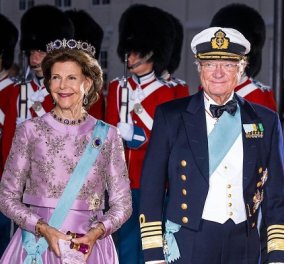 Κηδεία Κωνσταντίνου Β: Βασιλιάς της Σουηδίας Καρλ Γκουστάβ, ο πρώτος ξάδερφος της Άννας Μαρίας και η βασίλισσα Σίλβια (φωτό)