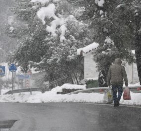 Έκτακτο δελτίο επιδείνωσης καιρού: Έρχεται βαρυχειμωνιά - Χιόνια, τσουχτερό κρύο & χαλάζι  - Κυρίως Φωτογραφία - Gallery - Video