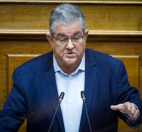 Πρόταση δυσπιστίας- Δ. Κουτσούμπας: «ΝΔ και ΣΥΡΙΖΑ έκαναν ό,τι μπορούσαν για να θαφτεί ακόμα πιο βαθιά η υπόθεση των υποκλοπών σε βάρος του ΚΚΕ» - Κυρίως Φωτογραφία - Gallery - Video