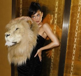 Kylie Jenner: Μαύρη τουαλέτα με ένα τεράστιο κεφάλι λιονταριού - Η εμφάνισή της στην επίδειξη του Schiaparelli (φωτό & βίντεο) - Κυρίως Φωτογραφία - Gallery - Video
