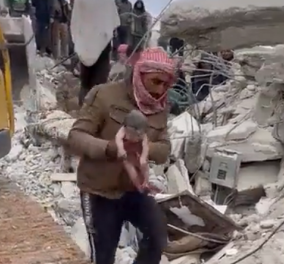 Σεισμός στην Συρία: Γέννησε μέσα στα χαλάσματα & πέθανε  - Το μωράκι τα κατάφερε (βίντεο) - Κυρίως Φωτογραφία - Gallery - Video