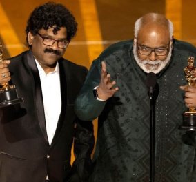 Oscars 2023: Το "Naatu Naatu" από το ‘RRR’ έγινε το πρώτο τραγούδι από ταινία του Tollywood που κέρδισε βραβείο (φωτό - βίντεο) 