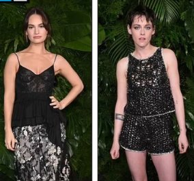 Tα κορίτσια Super stars με Chanel: Lily James, Nicole Kidman, Kristen Stewart και Rita Ora - Pre-Oscars δείπνο αστέρων (φωτο)