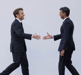 Νέοι, γοητευτικοί και bankers: Η πολλά υποσχόμενη συνάντηση Μακρόν – Σούνακ στο Παρίσι μετά τον πάγο με Μπόρις Τζόνσον - Κυρίως Φωτογραφία - Gallery - Video