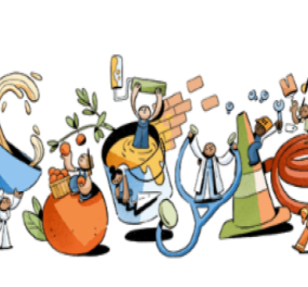 Google: Αφιερωμένο στην Εργατική Πρωτομαγιά το σημερινό doodle - Κάθε γράμμα στο λογότυπο κι ένα επάγγελμα - Κυρίως Φωτογραφία - Gallery - Video