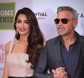 Εντυπωσίασε η Αμάλ Κλούνεϊ: Ροζ jumpsuit, υπέροχα λιτά μακριά μαλλιά - Έφτασε χέρι χέρι με τον George Clooney (φωτό - βίντεο) - Κυρίως Φωτογραφία - Gallery - Video