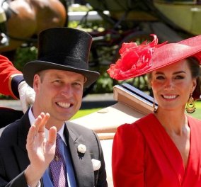Εκθαμβωτική η πριγκίπισσα Κέιτ στις ιπποδρομίες του Ascot: Το κόκκινο ensemble του Alexander McQueen - Τα χαμόγελα & η αυτοπεποίθηση "Είμαι η Βασίλισσα" (φωτό)
