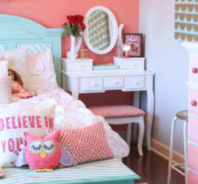 14 παραμυθένια κοριτσίστικα υπνοδωμάτια - Υπέροχοι χρωματικοί συνδυασμοί(φωτό)