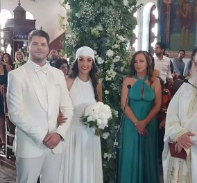 Λούκας Γιώρκας: Παντρεύτηκε την καλλονή σύντροφο του, Βασιλική Σαλαμπάση - Δείτε στιγμιότυπα από τον υπέροχο γάμο στην Κύπρο (φωτό - βίντεο)