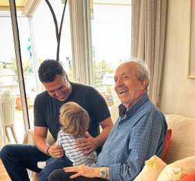 3 γενιές μαζί: Ο Βασίλης Κικίλιας με τον πατέρα του που λιώνει για τον εγγονό του - Happy Father's day! (φωτό) - Κυρίως Φωτογραφία - Gallery - Video