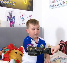 Παγκόσμια συγκίνηση για τον 7χρονο Αlex: Ψαρεύει πάλι με βιονικό χέρι - Μαζί με τον μπαμπά του, δείτε φώτο (βίντεο)