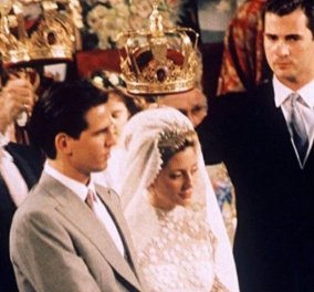 Vintage pic: Όταν κουμπάρος στο γάμο του πρίγκιπα Παύλου & της Μαρί Σαντάλ πριν από 25 χρόνια ήταν ο σημερινός βασιλιάς της Ισπανίας, Φελίπε