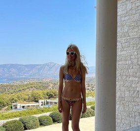 Claudia Schiffer: "Είμαι στον παράδεισο της Ελλάδας για τα γενέθλια μου" - Μαντέψτε που βρίσκεται το διάσημο μανεκέν - κορμί σπαθί για τα 53 της (φωτό)