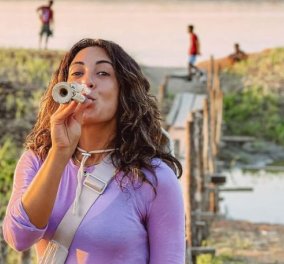  Ευγενία Σαμαρά: Το φωτογραφικό άλμπουμ από το ταξίδι της στο Περού - Το ψάρεμα και τα... πιράνχας 