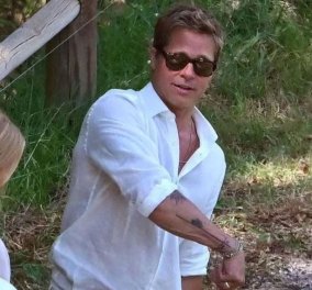 Ο Brad Pitt σε νέες φωτό από τη νότια Γαλλία - Μήπως γυρνάει ανάποδα σαν τον Μπέντζαμιν Mπάτον; - Κυρίως Φωτογραφία - Gallery - Video