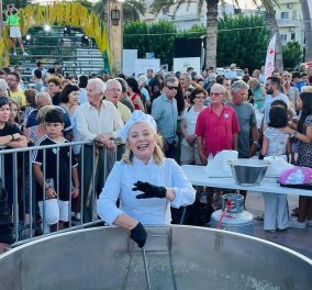 Μπράβοοο! Η Ντίνα Νικολαου στα ρεκόρ Γκίνες με την μεγαλύτερη κακαβιά του κόσμου, 650 κιλά! - Την μαγείρεψε στην Σητεία της Κρήτης (φωτό - βίντεο) - Κυρίως Φωτογραφία - Gallery - Video