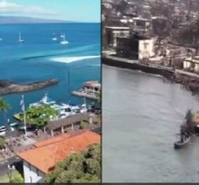 Χαβάη: Συγκλονίζει το πριν & το μετά - Στους 96 οι νεκροί από τη μεγάλη φωτιά (φωτό - βίντεο)
