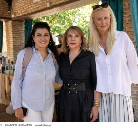 Κατερίνα Γκαγκάκη: Με την πιο top παντελόνα στο Press Event της σειράς "Έρωτας Φυγάς" - Άννα Αδριανού & Πέμη Ζούνη με safari dress