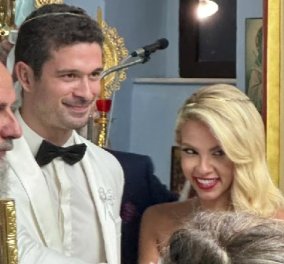 Γάμος Τζένης Μελιτά - Σπύρου Μαργαρίτη - Φωτο & βίντεο από την τελετή, τα 3 νυφικά & ο γοητευτικός γαμπρός 