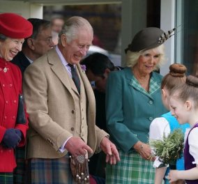 Με παραδοσιακό σκωτσέζικο "κιλτ" ο Βασιλιάς Κάρολος: Το χρωματιστό ταρτάν - Θεματικές εμφανίσεις και για τη Βασίλισσα Καμίλα & την Πριγκίπισσα Άννα
