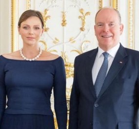 Ουάου! Το navy blue φόρεμα που έβαλε η Πριγκίπισσα Σαρλίν του Μονακό - Η κλασική αρχοντιά του Ralph Lauren - Κυρίως Φωτογραφία - Gallery - Video