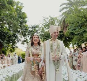 Φαντασμαγορικός γάμος στην Iνδία για την ξαδέλφη της Priyanka Chopra, Parineeti - Το νυφικό χίλιες & μία νύχτες (φωτό - βίντεο)
