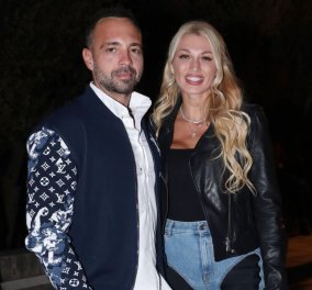Βασίλης Σταθοκωστόπουλος & Κωνσταντίνα Σπυροπούλου - Power couple και στη μόδα: Η λεπτομέρεια Louis Vuitton στα μανίκια του μπουφάν