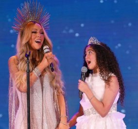 Η Mariah Carey στο Λος Άντζελες με τη 12χρονη κόρη της - Τραγούδησαν το "Jesus Born on This Day" και συγκίνησαν το κοινό (φωτό - βίντεο)