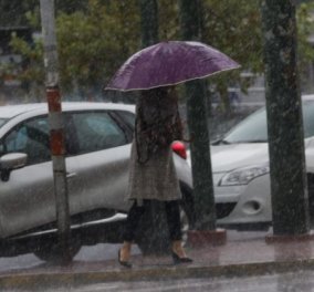 Καιρός: Νεφώσεις και βροχές στο μεγαλύτερο μέρος της χώρας - Πτώση της θερμοκρασίας (βίντεο)
