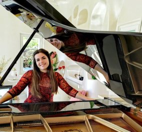 Topwoman η Εβελίνα Τσιαντζή-Μαντέ! Η 16χρονη πιανίστρια από τη Σαντορίνη σαρώνει στα βραβεία & προσθέτει ακόμη μία διάκριση στο βιογραφικό της (φωτό - βίντεο)