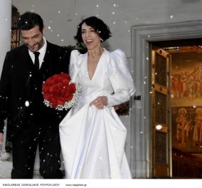 Νίκος Κουρής & Έλενα Τοπαλίδου παντρεύτηκαν: Δείτε τι έκανε η νύφη όταν ο παπάς είπε «η δε γυνή» - Φωτογραφικό άλμπουμ και βίντεο από την εκκλησία και το γλέντι