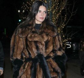 Kendall Jenner: Tης αρέσει το σοκολά & το φόρεσε σε μία πανάκριβη αληθινή γούνα - Η glam έξοδος στο Aspen, το θέρετρο των πλουσίων για σκι (φωτό)