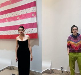 Γεωργία Λαλέ: Η Ελληνίδα καλλιτέχνης πίσω από τη ροζ σημαία - Από το Χαϊδάρι έφτασε στο Μπρούκλιν (φωτό)