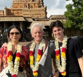 Πως μεγάλωσε! Ο γιος του Michael Douglas & της Catherine Zeta-Jones μαζί τους στην Ινδία - Σε ποιον μοιάζει περισσότερο; (φωτό)