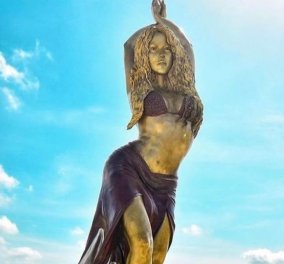 Η Σακίρα έγινε άγαλμα ύψους 6,5 μέτρων! Η viral χορευτική κίνηση που άφησε εποχή (φωτό - βίντεο)
