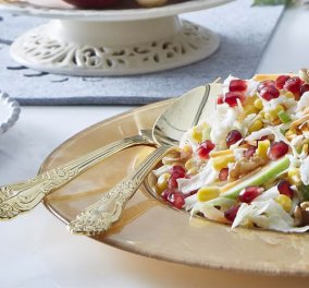 Αργυρώ Μπαρμπαρίγου: Η πιο εντυπωσιακή και γευστική Χριστουγεννιάτικη σαλάτα που θα σας ξετρελάνει!