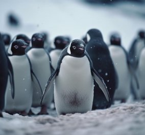 Ανταρκτική: 4 νέες αποικίες αυτοκρατορικών πιγκουίνων ανακαλύφθηκαν χάρη στις δορυφορικές εικόνες - Απεικονίζονται σαν κουτσουλιές στο χιόνι - Κυρίως Φωτογραφία - Gallery - Video