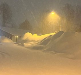 Νορβηγία: Σφοδρή χιονόπτωση πλήττει τη χώρα - Έκλεισε το αεροδρόμιο, προβλήματα στα ΜΜΜ (βίντεο) - Κυρίως Φωτογραφία - Gallery - Video