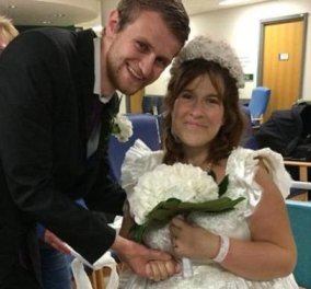 Η συγκλονιστική ιστορία της 32χρονης Μισέλ: Της έδωσαν 2 μέρες ζωή & παντρεύτηκε τον αγαπημένο της στο νοσοκομείο! (Φωτό) - Κυρίως Φωτογραφία - Gallery - Video